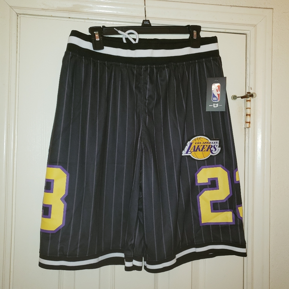Los Angeles Lakers LeBron James NBA Shorts